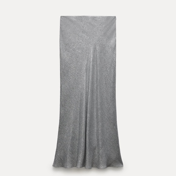 ZARA SHIMMERY LONG SKIRT ZW COLLECTION - Picture 3 of 11